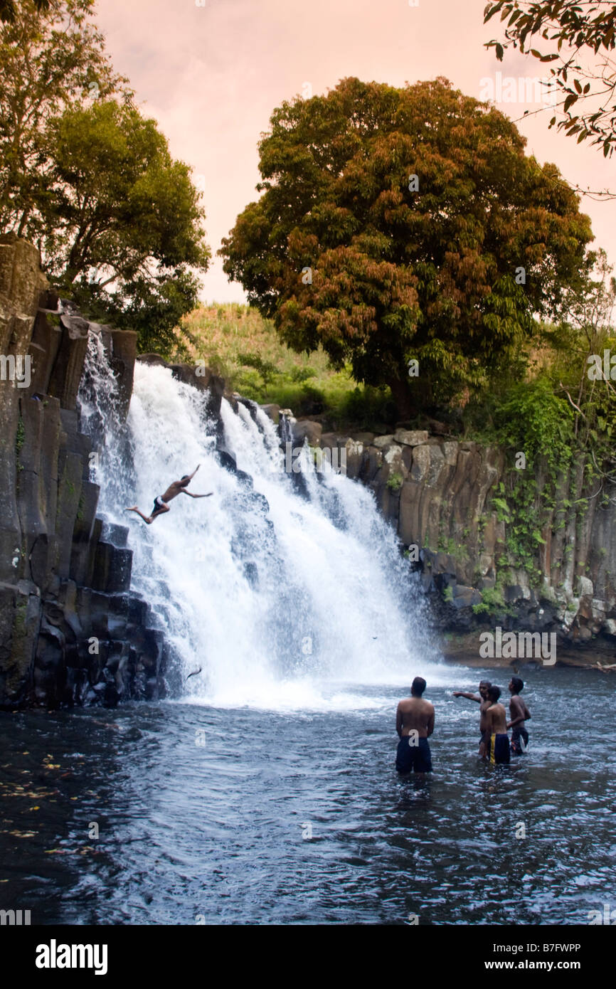 Rochester rientra in Mauritius Africa Foto Stock