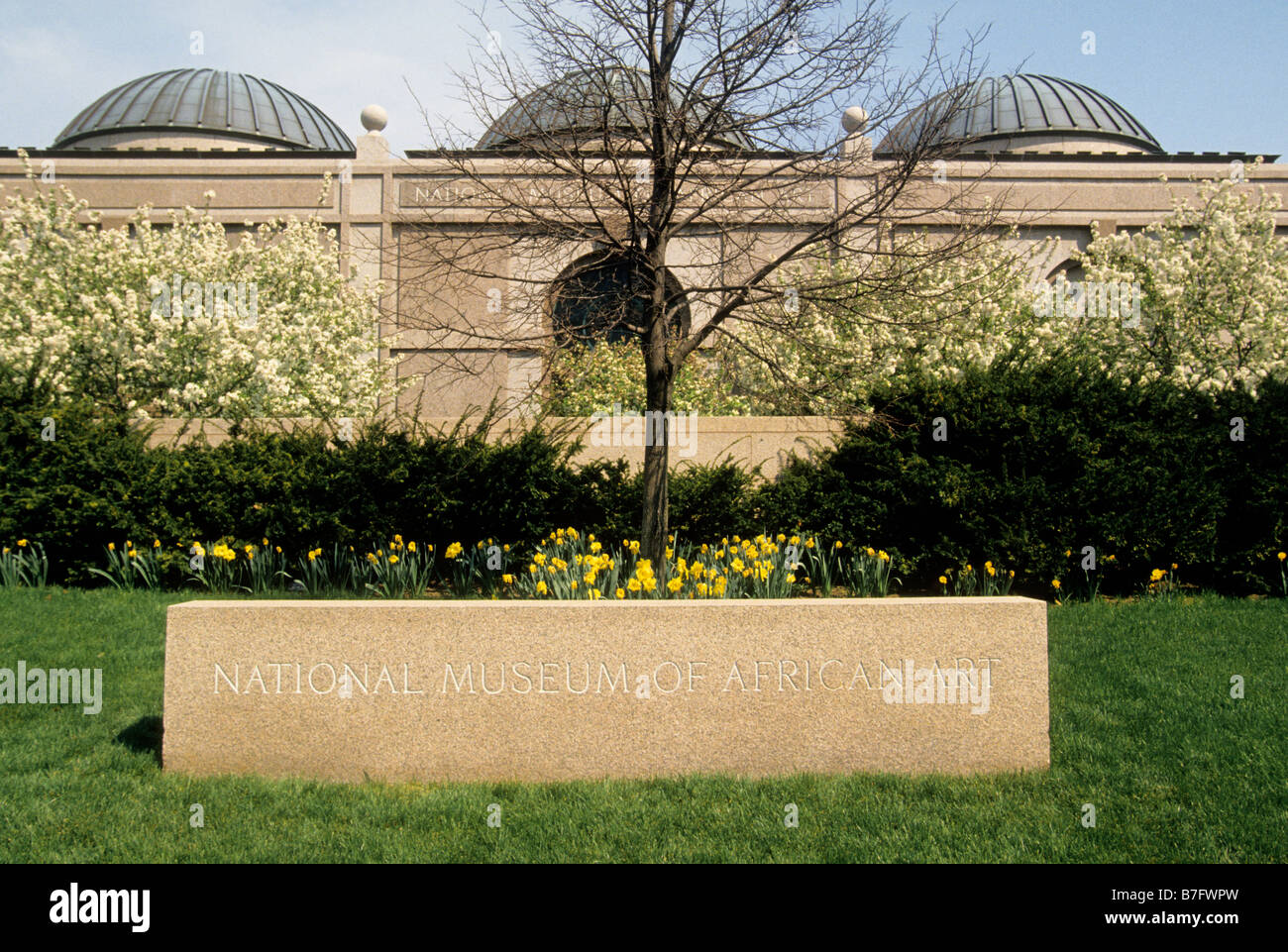 Stati Uniti Washington DC e il Museo Nazionale di Arte Africana Foto Stock