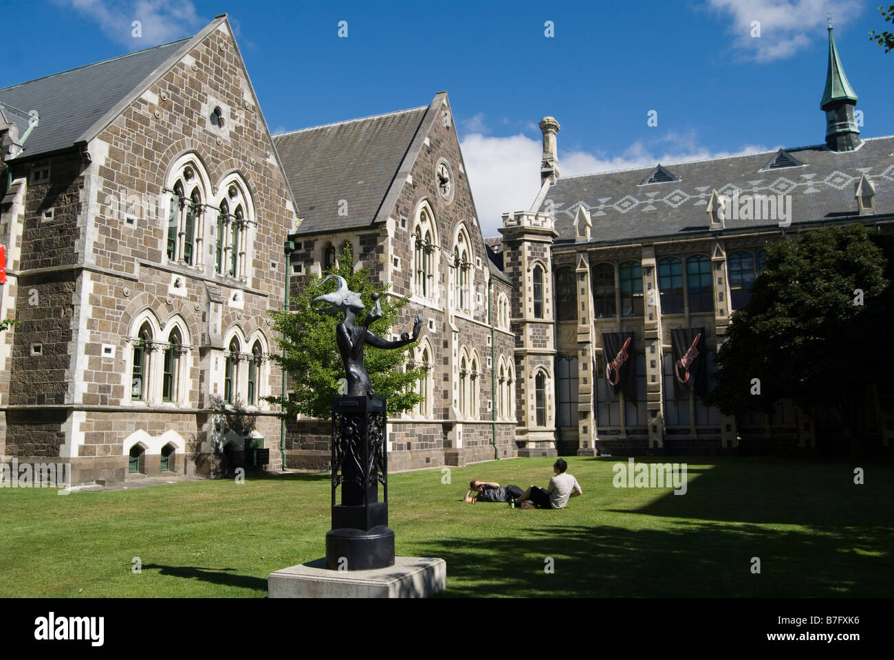 Il Teatro di Corte, il Centro delle Arti, Worcester Street, Christchurch, Canterbury, Nuova Zelanda Foto Stock