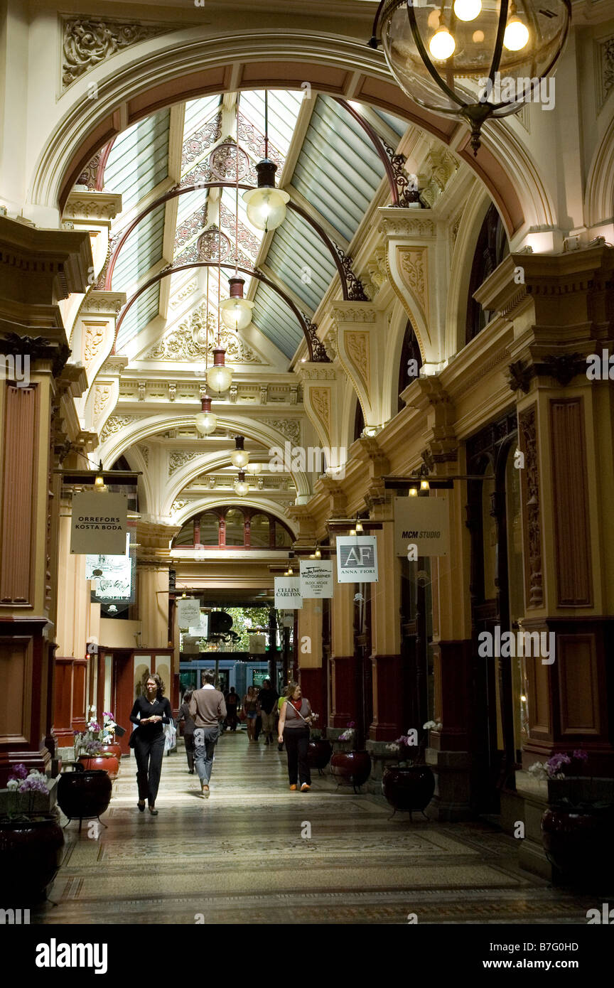 Blocco Corte Arcade, Melbourne, Australia Foto Stock