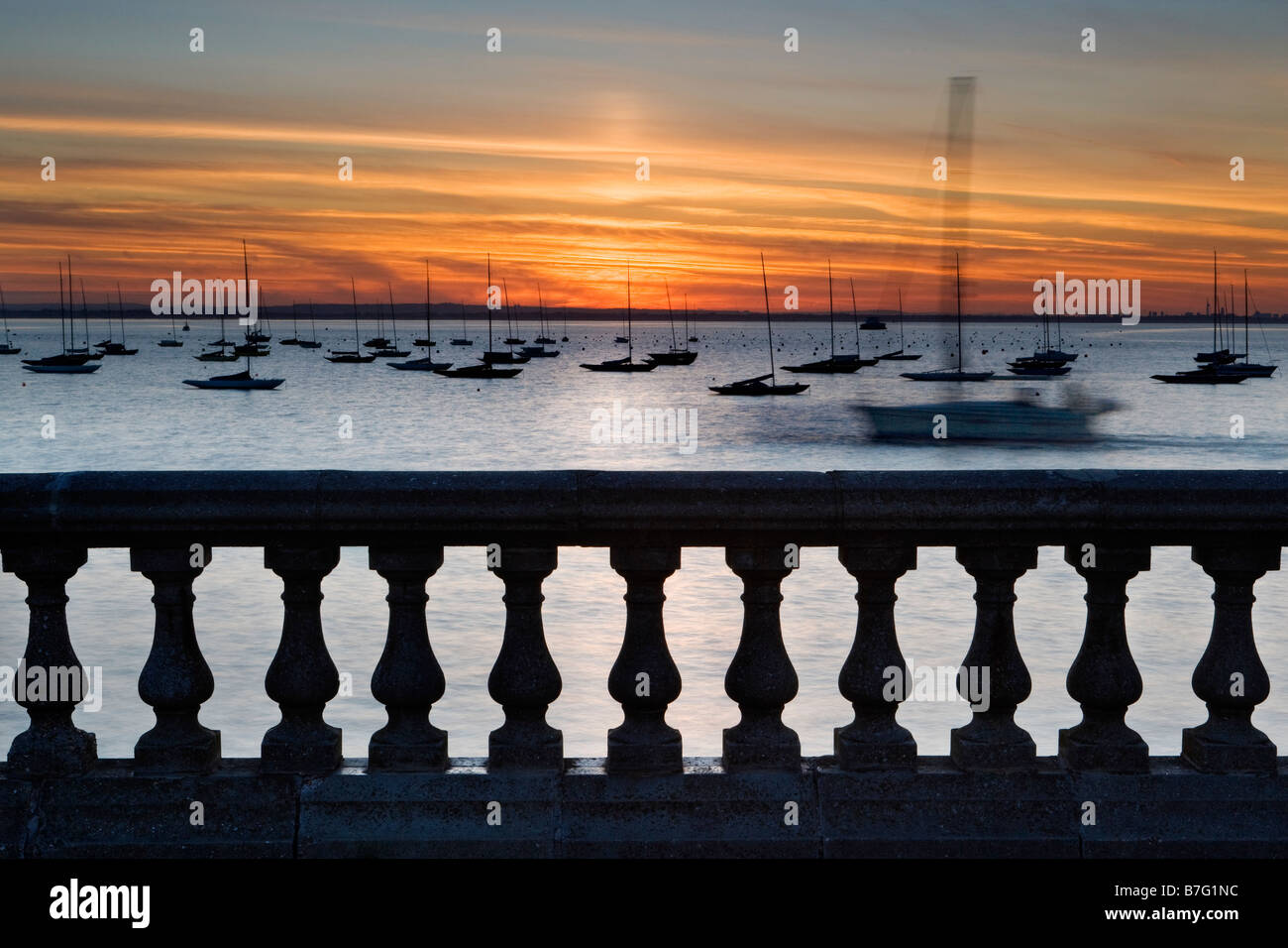 Cowes lungomare, isola di Wight Foto Stock