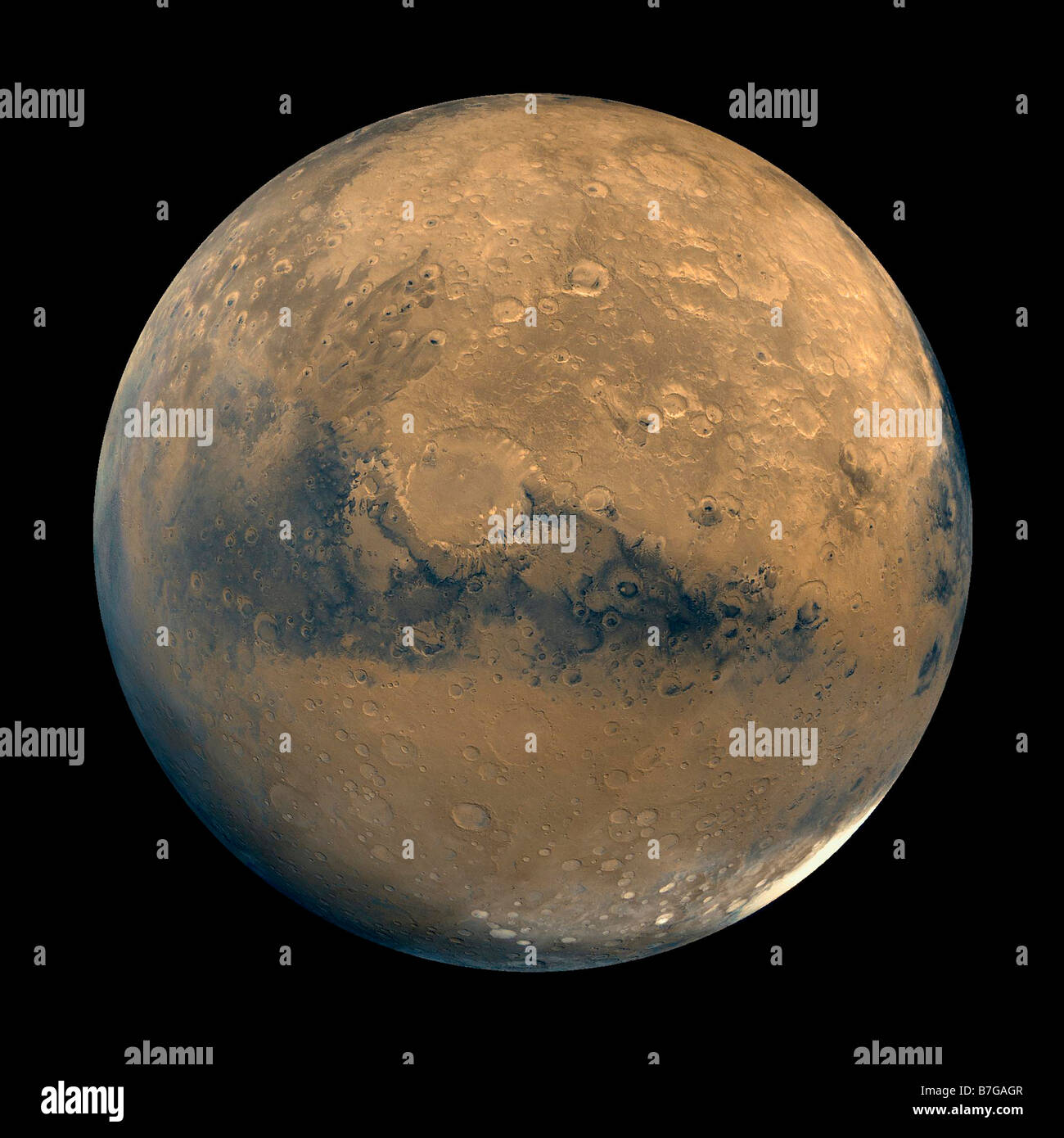 Il pianeta Marte fotografata dalla NASA telescopio Hubble Foto Stock