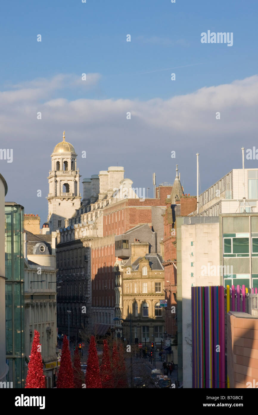 Nord John Street, Liverpool 1, Liverpool, in Inghilterra, inverno 2009 Foto Stock