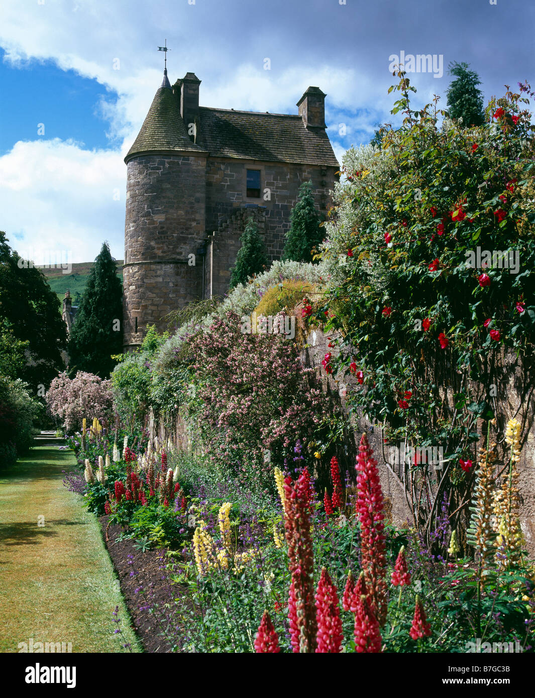 Falkland Palace, Falkland, Fife, Scozia, Regno Unito. Foto Stock