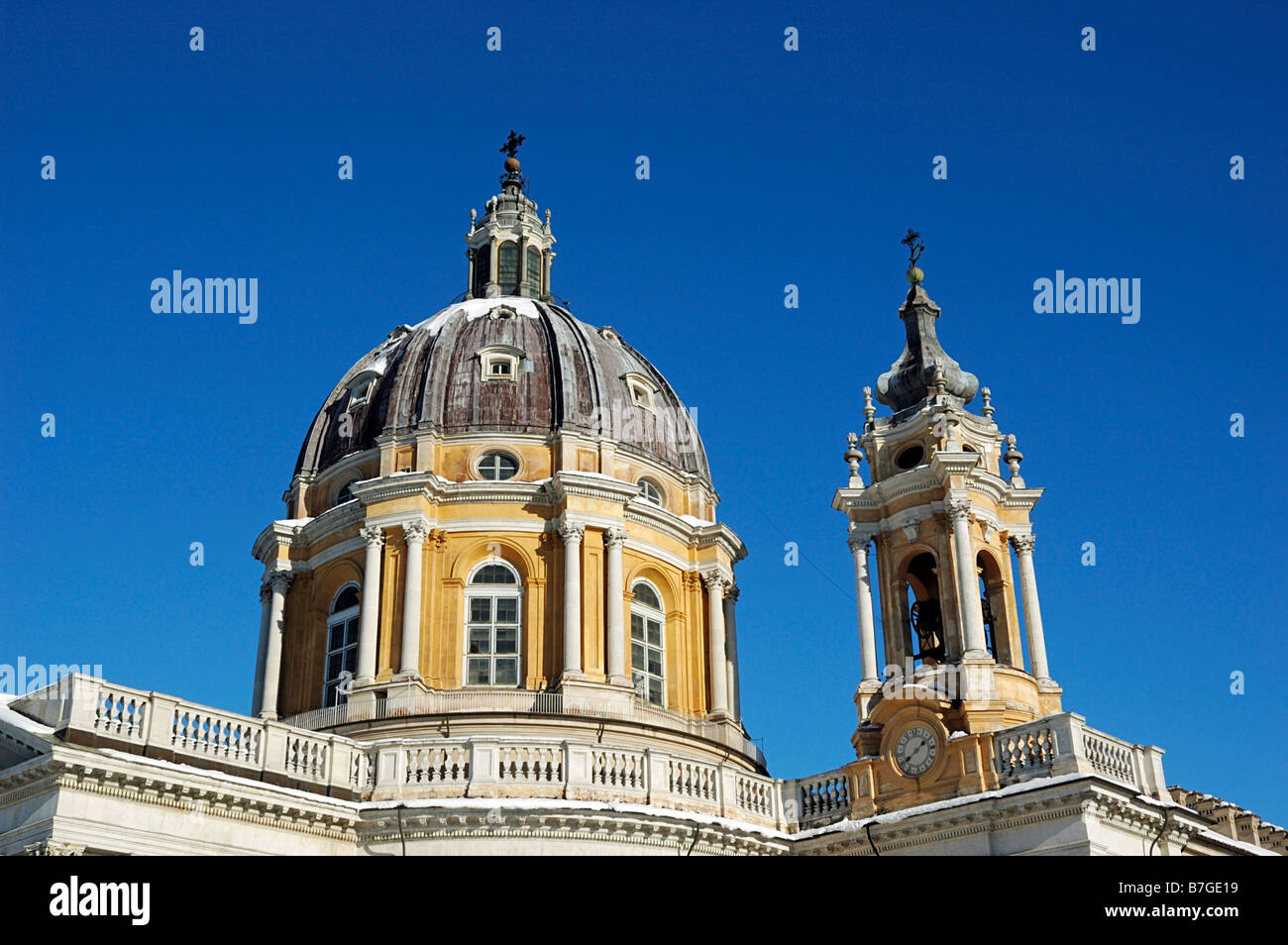 Dome, Cattedrale di Superga, Torino, Italia Foto Stock