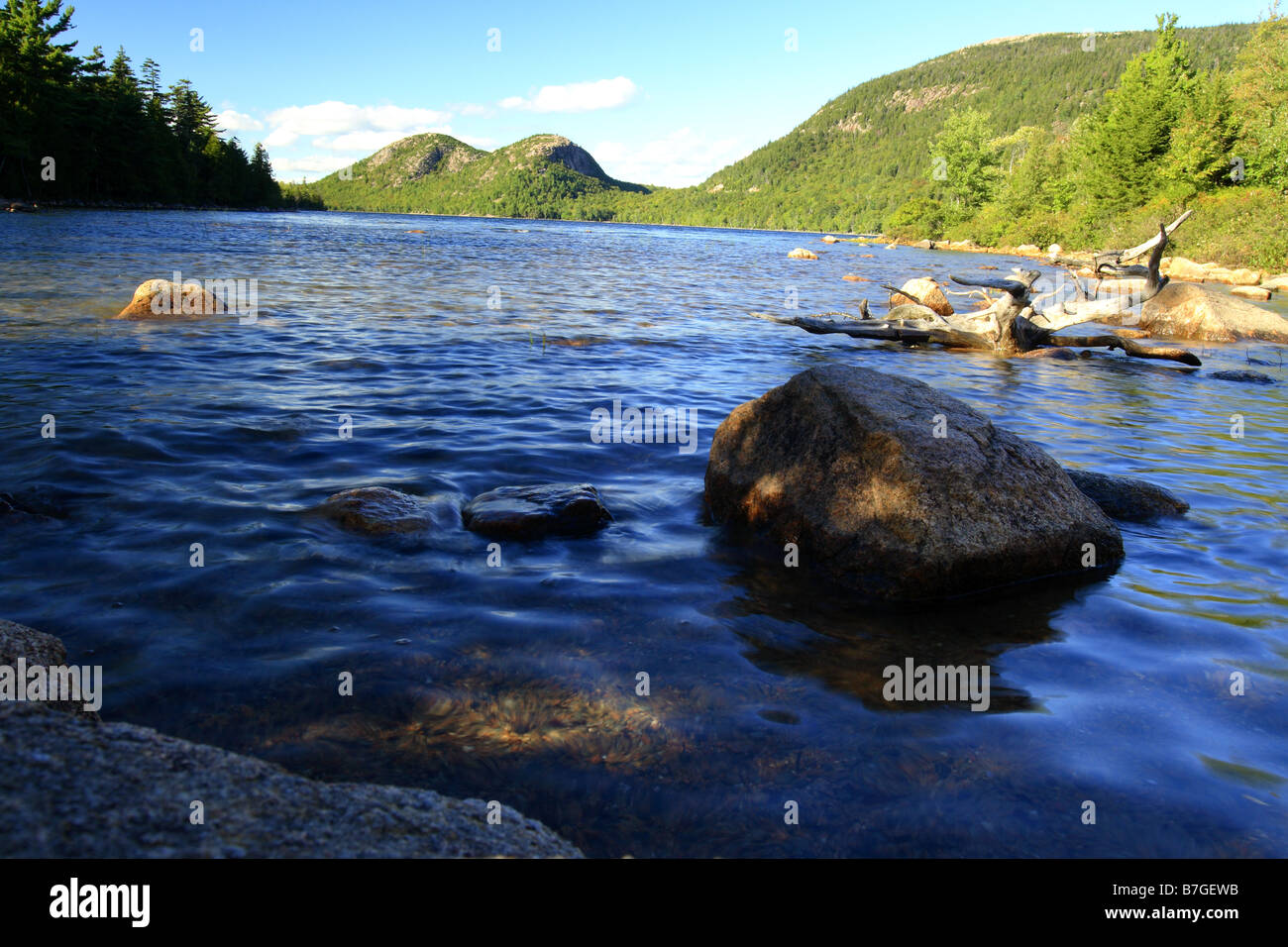 Jordan Pond parco nazionale di Acadia nel Maine usa Foto Stock