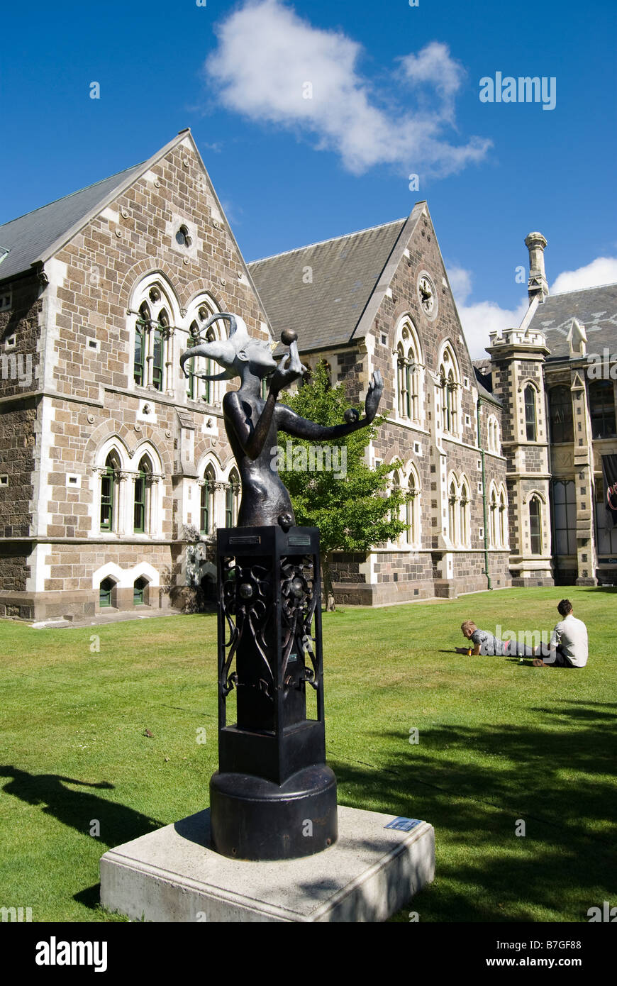 Il Teatro di Corte, Christchurch Arts Center, Worcester Boulevard, Christchurch, Canterbury, Nuova Zelanda Foto Stock