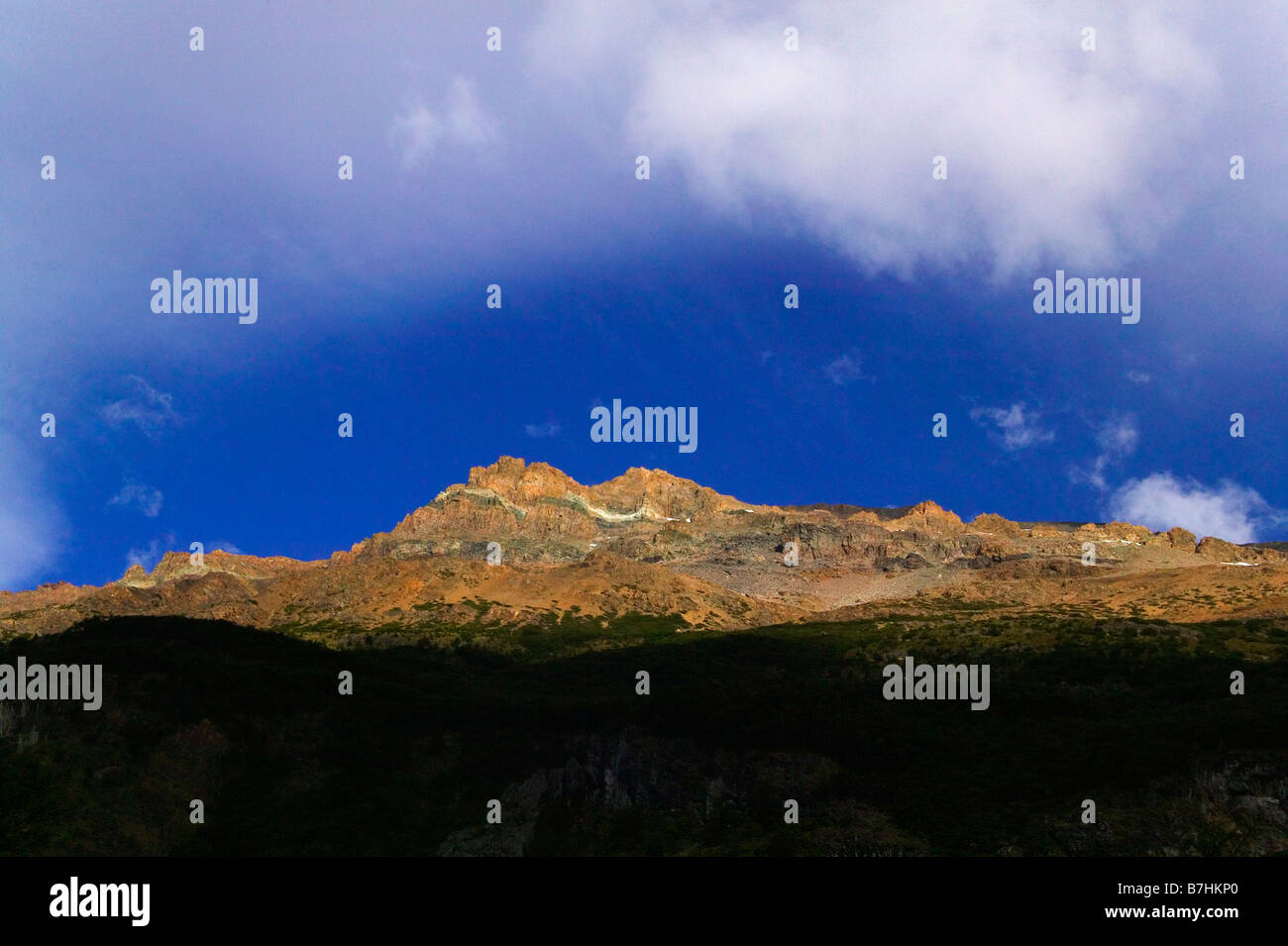 Paesaggio di montagna Lago Condor parco nazionale Los Glaciares Patagonia Argentina Foto Stock