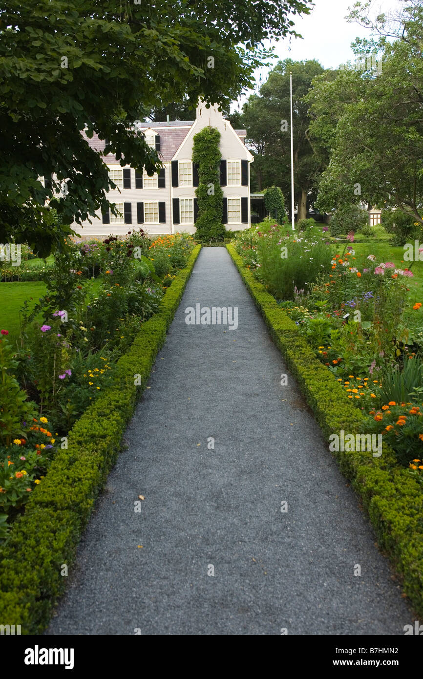 Casa di John Adams American Patriot Quincy Massachusetts Foto Stock