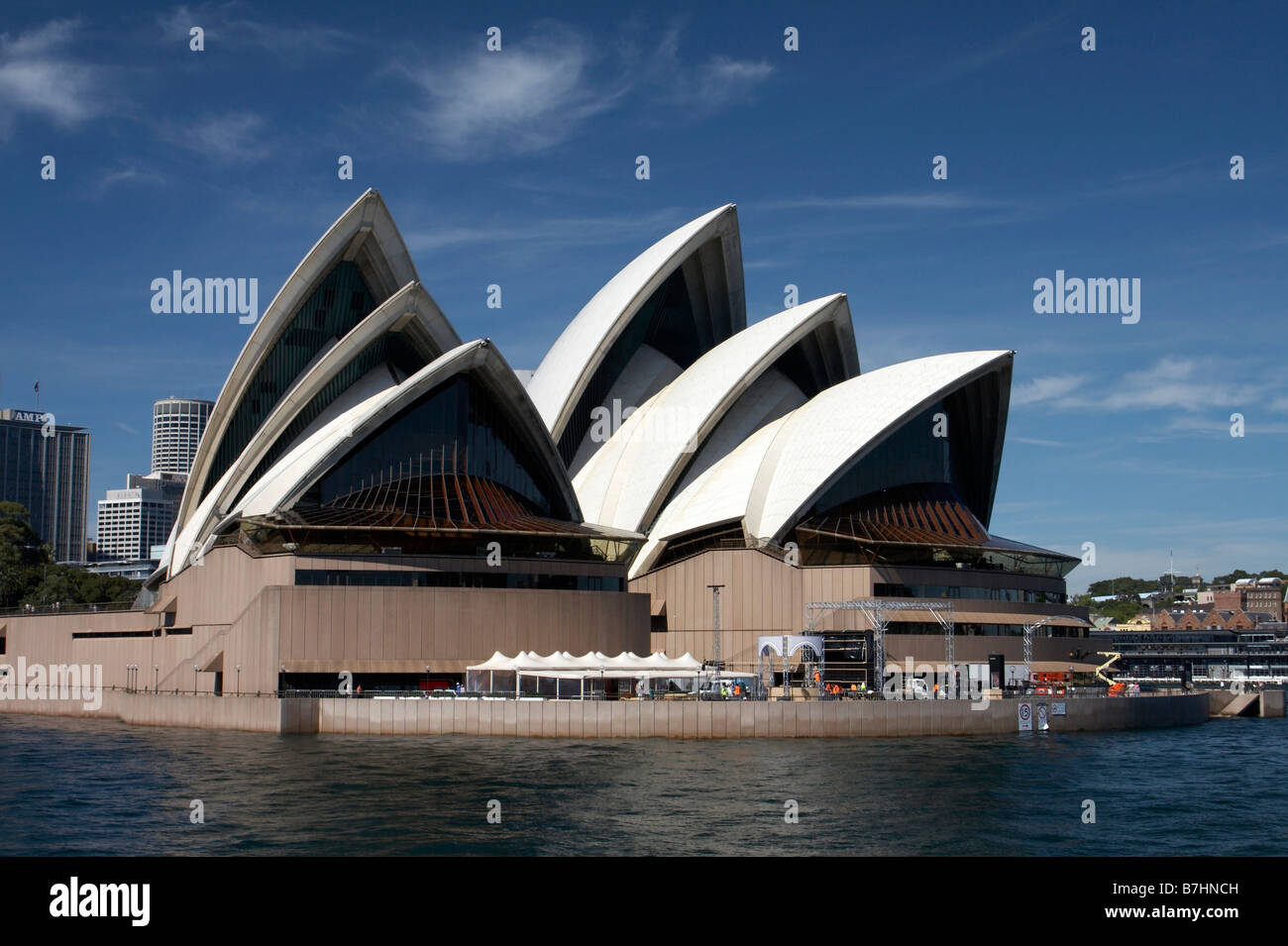 Sydney Opera House at Bennelong Point, Sydney Foto Stock