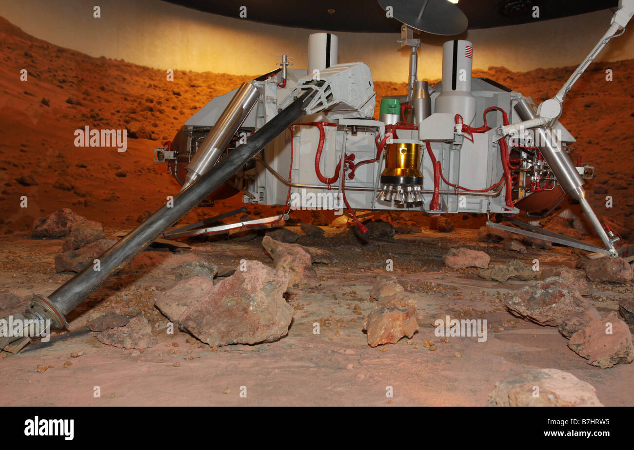 La NASA Viking Mars Lander modello Kennedy Space Center di Cape Canaveral Foto Stock