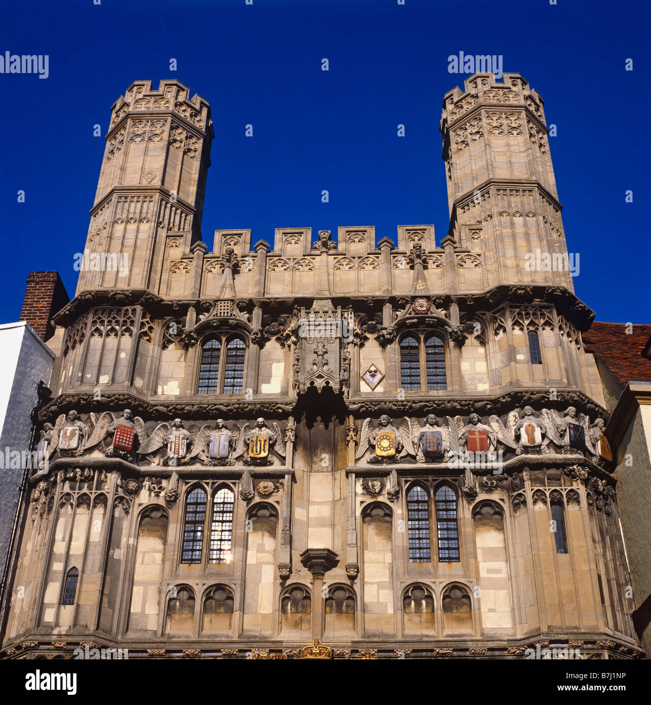 Gate di Christchurch Cattedrale di Canterbury Kent REGNO UNITO Foto Stock