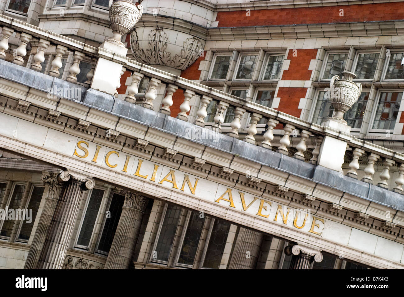 Il siciliano Avenue, Londra Foto Stock