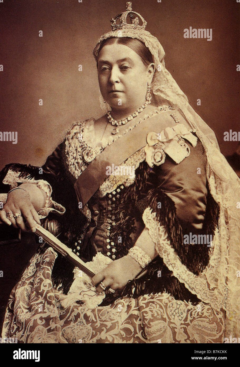 La regina Vittoria di Gran Bretagna Foto Stock