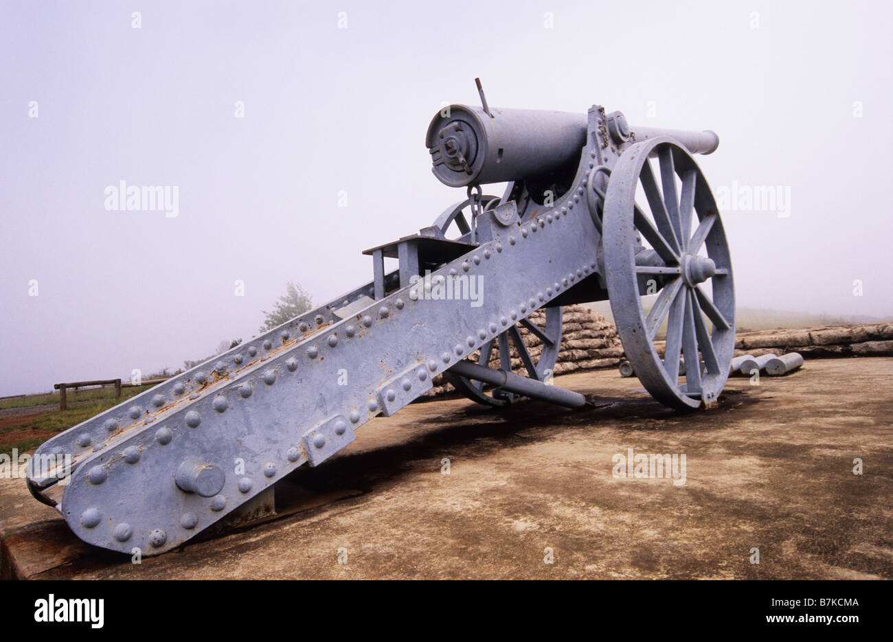 Sabie, Mpumalanga, Sudafrica, storia militare, cannone, ultimo luogo di tiro di Boer Long Tom pistola, guerra sudafricana, 2nd Anglo Boer guerra, agosto 1900 Foto Stock