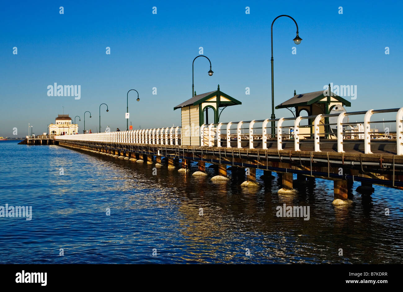 Melbourne Scenic / 'St.Kilda Pier' in Melbourne Victoria Australia. Foto Stock