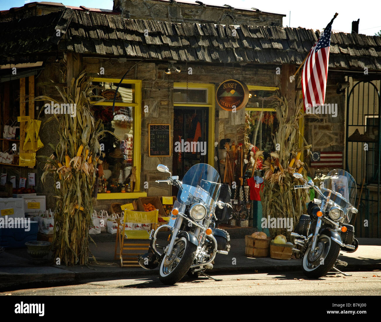 Paese Store di Blowing Rock, North Carolina, STATI UNITI D'AMERICA Foto Stock