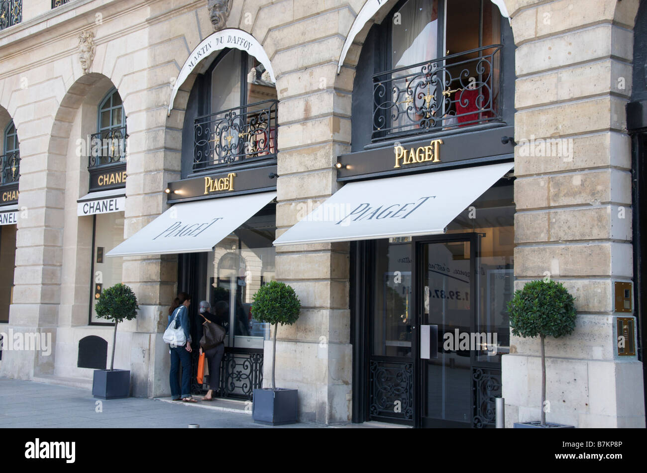 Negozio Piaget in Place Vendome Paris 1e arr. Francia Foto Stock