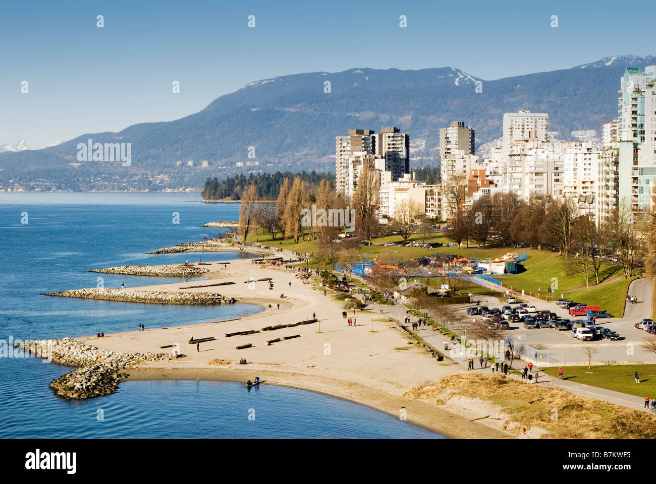 Vancouver, British Columbia, Canada home del 2010 giochi olimpici invernali Foto Stock
