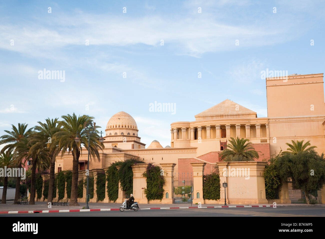 Marrakech marocco Theatre Royal edificio vista laterale Foto Stock