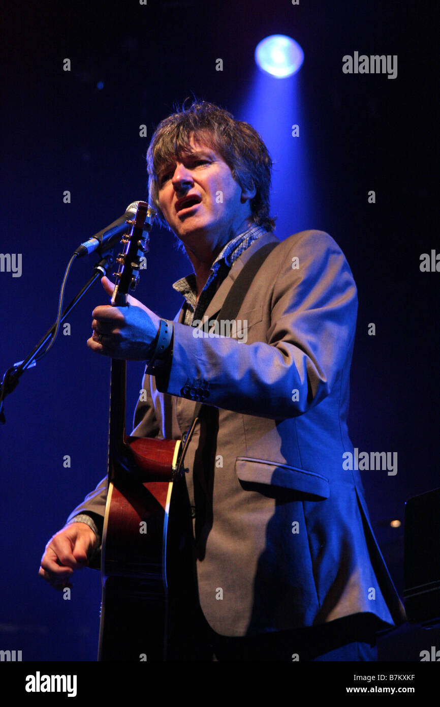 Festival Cornbury Headliners Crowded House on Stage 2008 Foto Stock