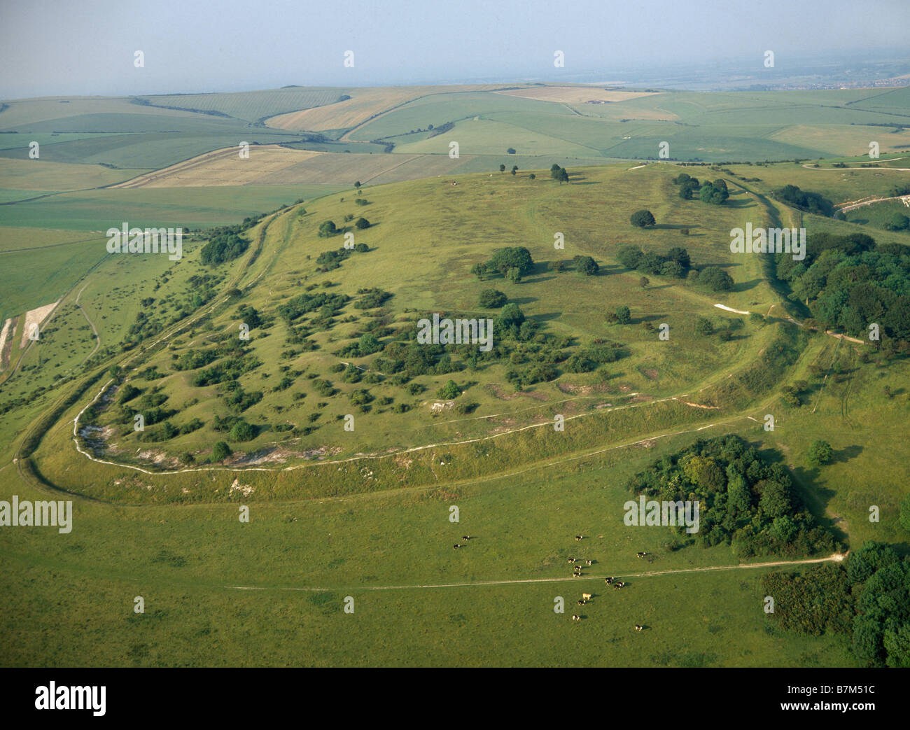 Anello Cissbury Sussex Foto Stock