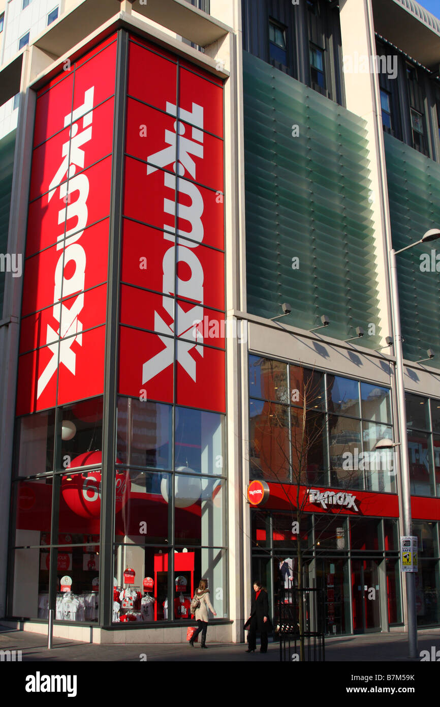 T K Maxx retail outlet, Nottingham, Inghilterra, Regno Unito Foto Stock