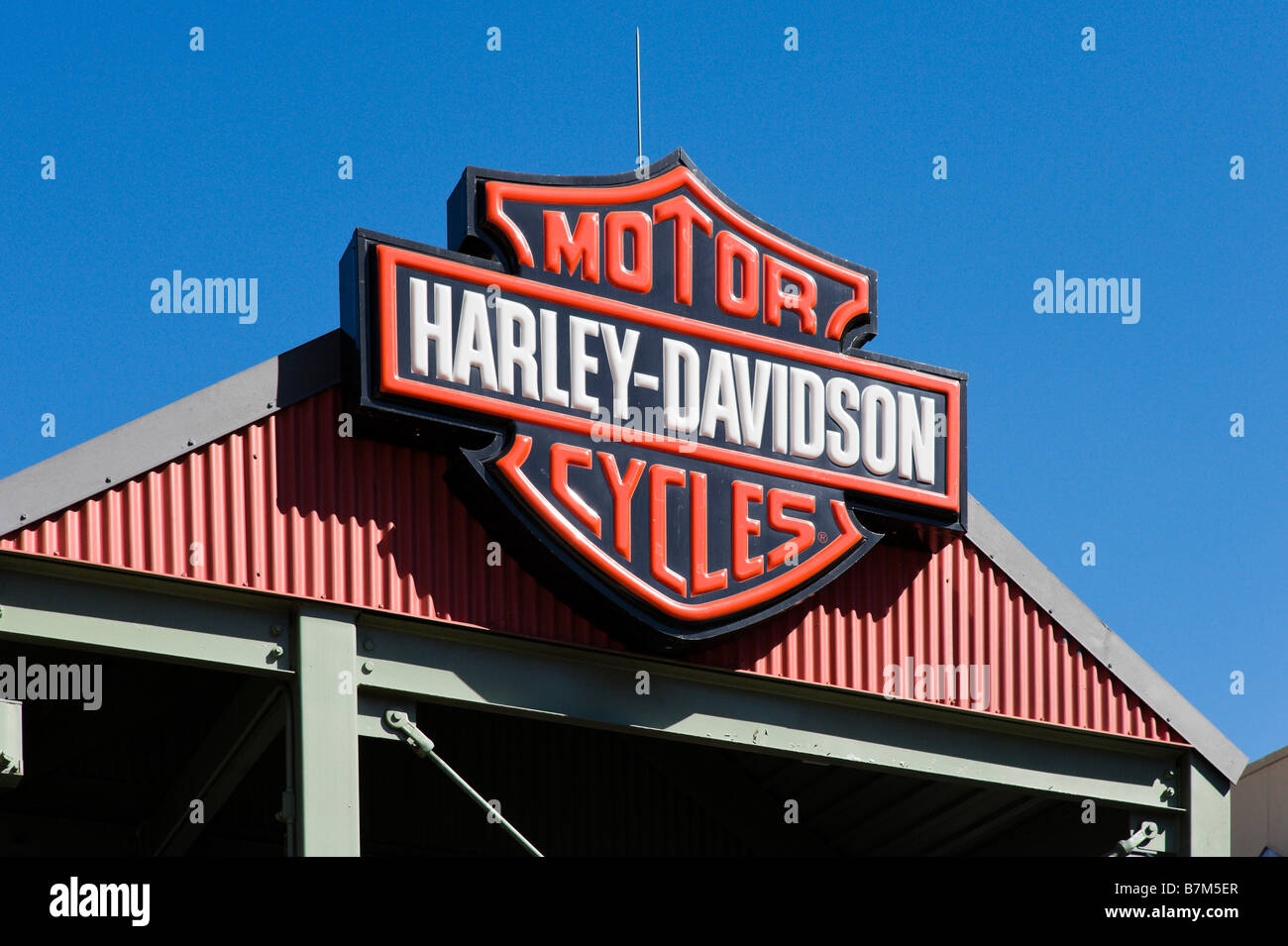 Harley Davidson Merchandise Store, Downtown Disney, Lake Buena Vista Orlando, Florida, Stati Uniti d'America Foto Stock
