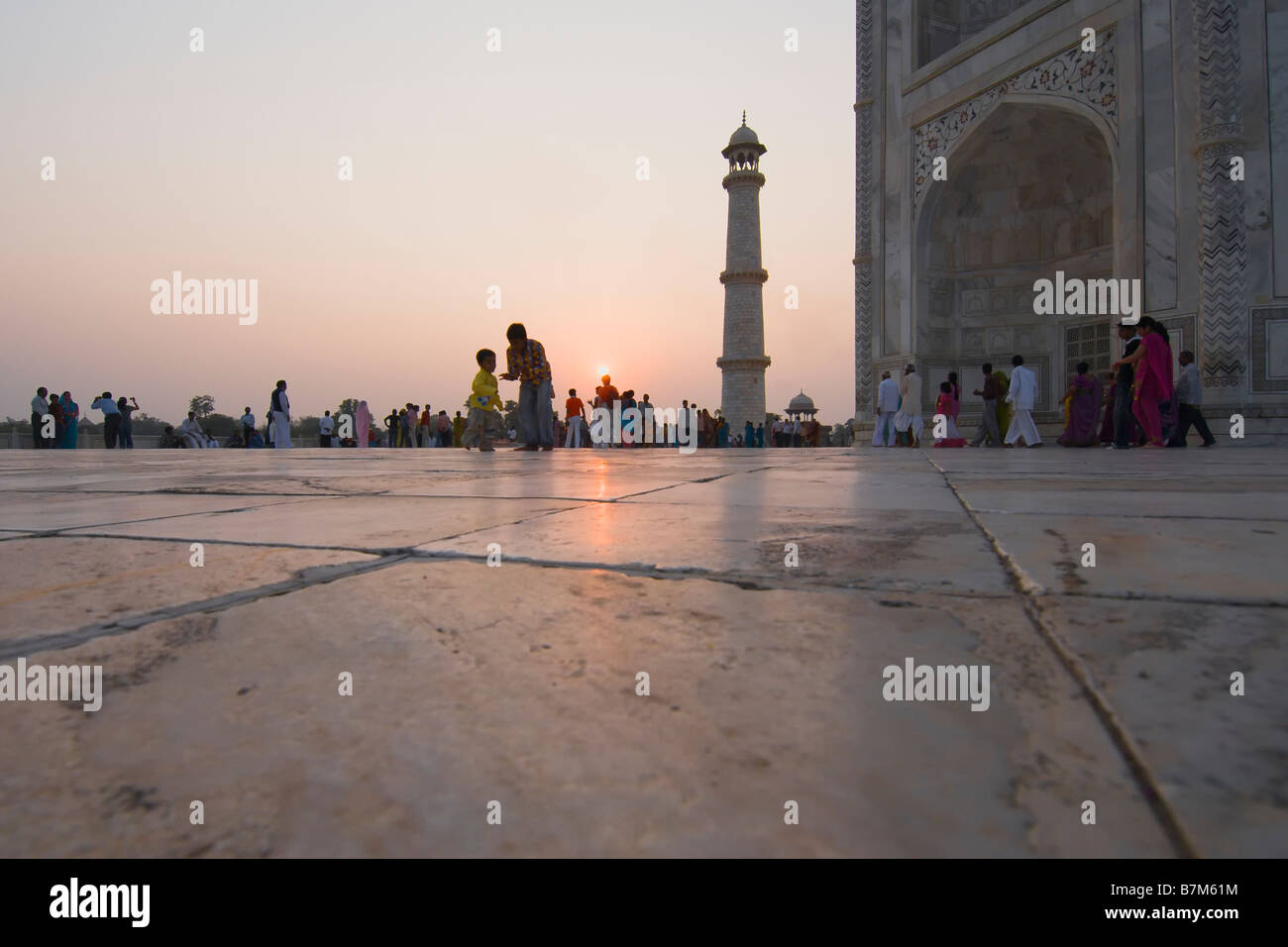 Taj Mahal Agra, India Foto Stock