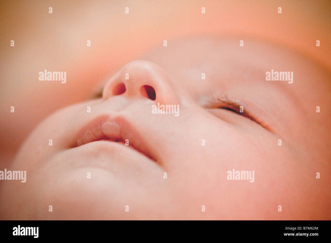 Il bambino dorme - cassaforte e suono Foto Stock