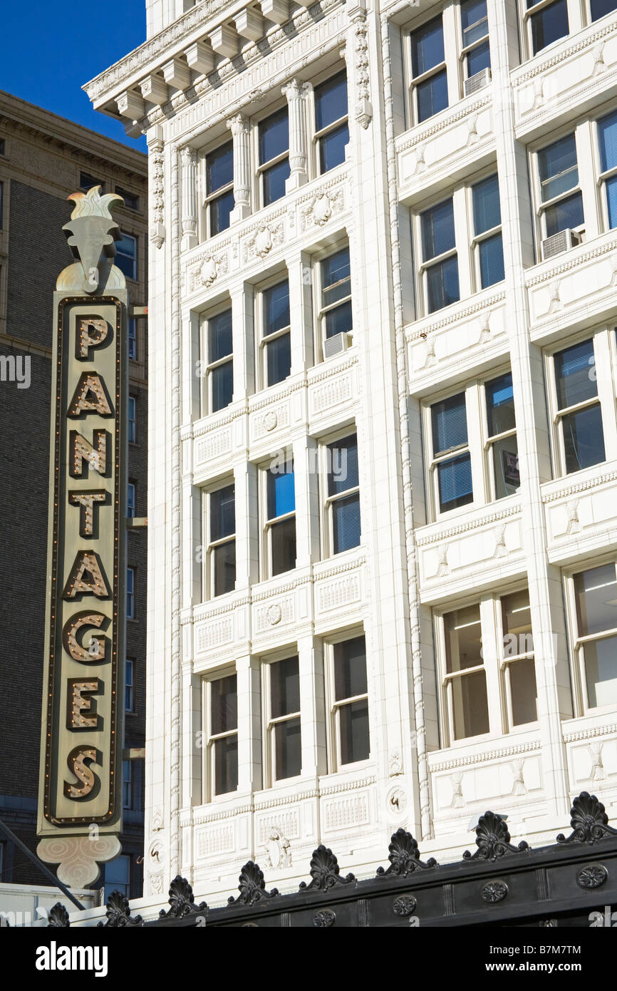 Il Pantages Theatre di Tacoma nello Stato di Washington STATI UNITI D'AMERICA Foto Stock