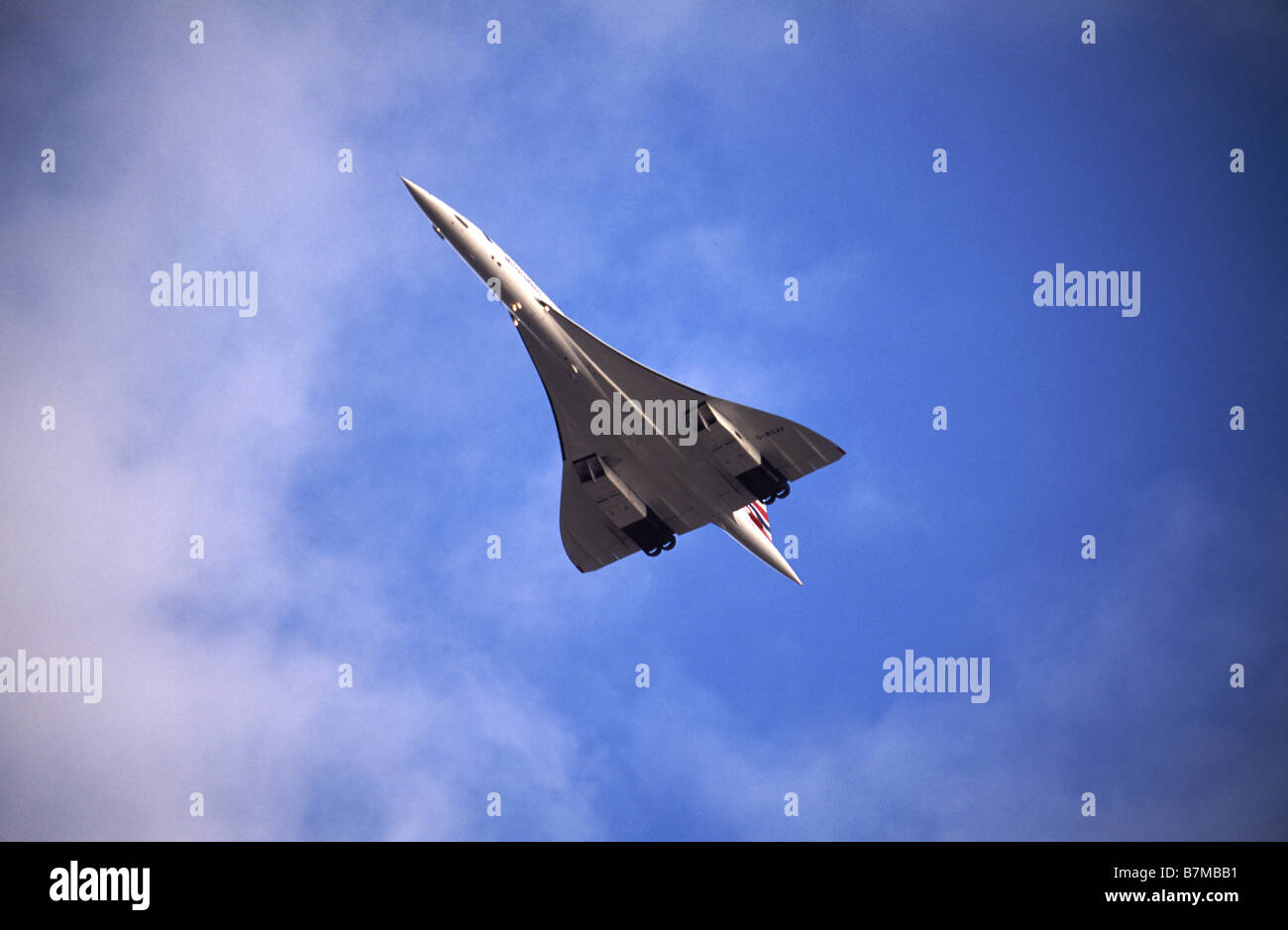 Pad Concorde sopra le nuvole-grande alta qualità immagine su un MOUSEMAT 