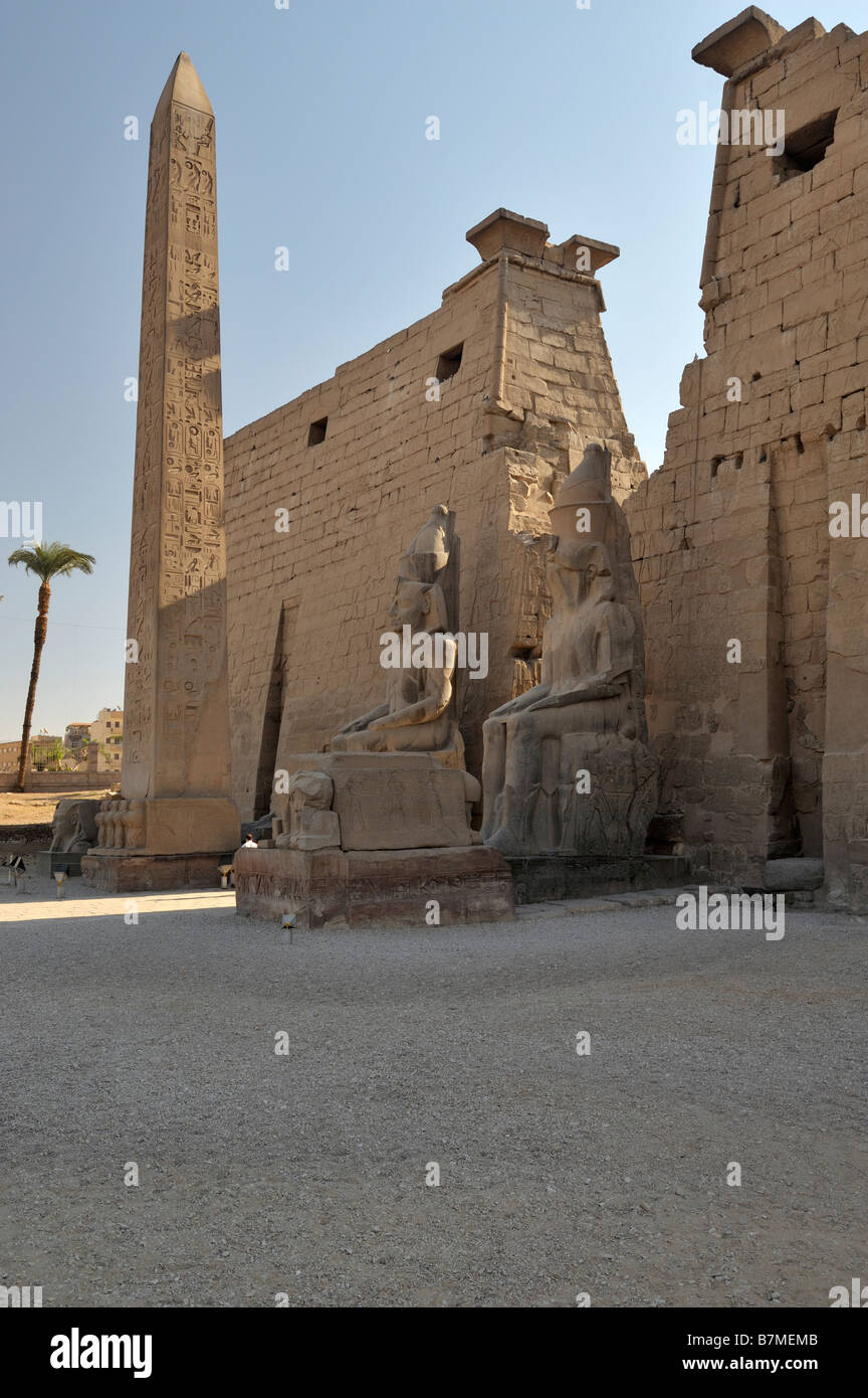 Tempio di Luxor Luxor Egitto 081116 32679 Foto Stock