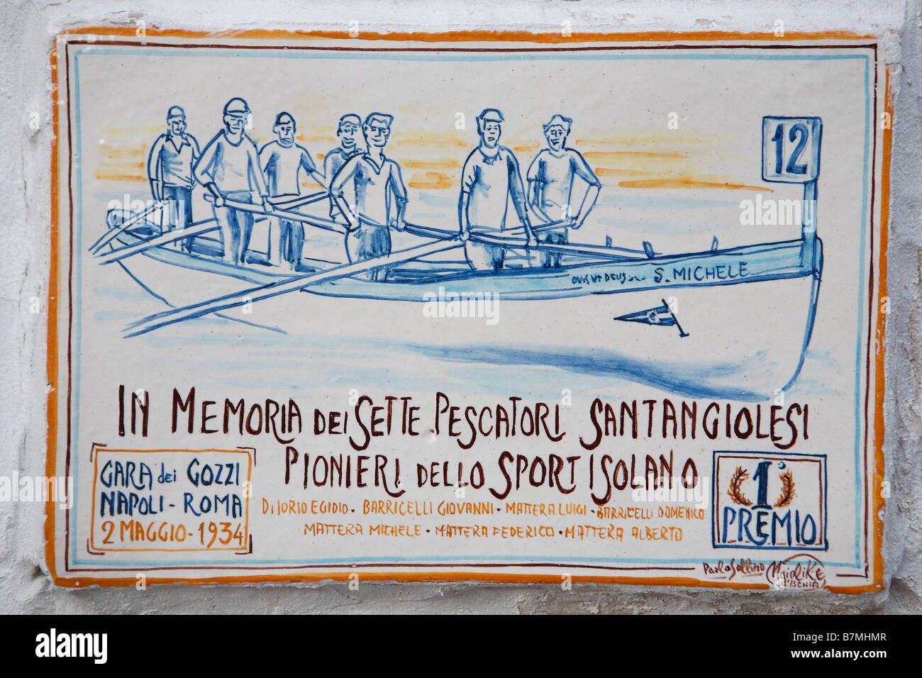 Sant'Angelo Ischia Island Foto Stock