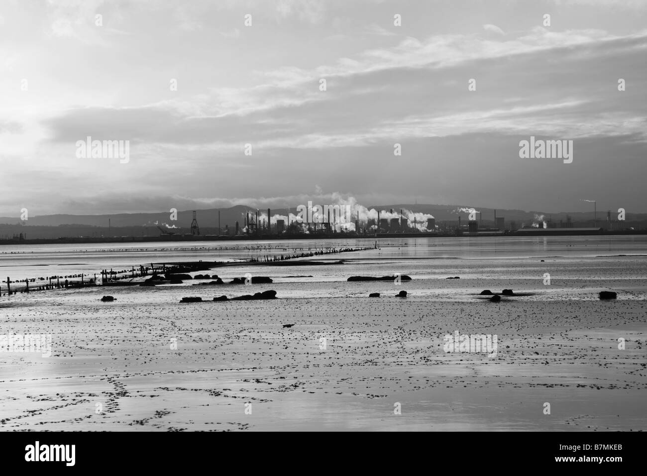 Grangemouth Forth Estuary Foto Stock