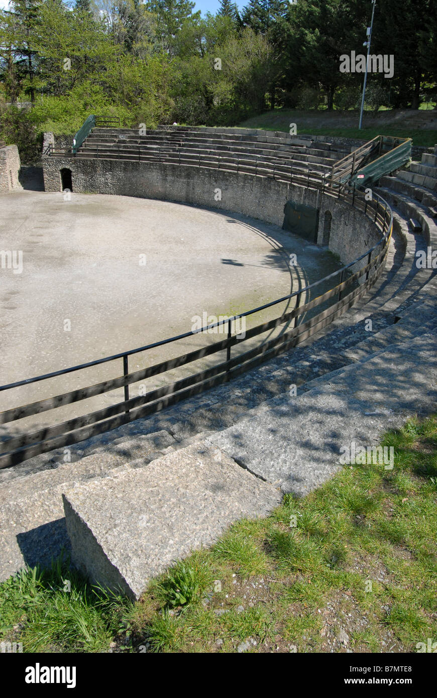 L' Anfiteatro romano di Ivrea, Susa, Piemonte, Italia. Foto Stock