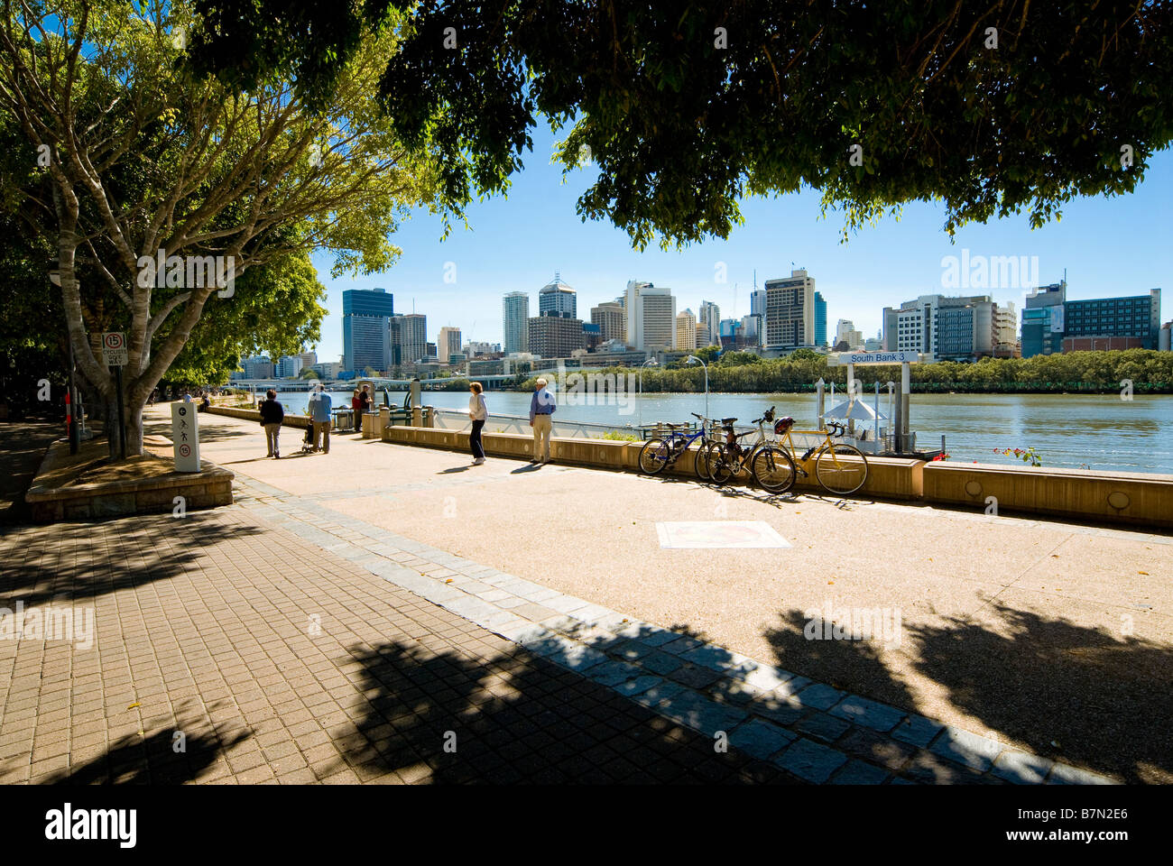 South Bank Parklands, Brisbane, Queensland, Australia Foto Stock