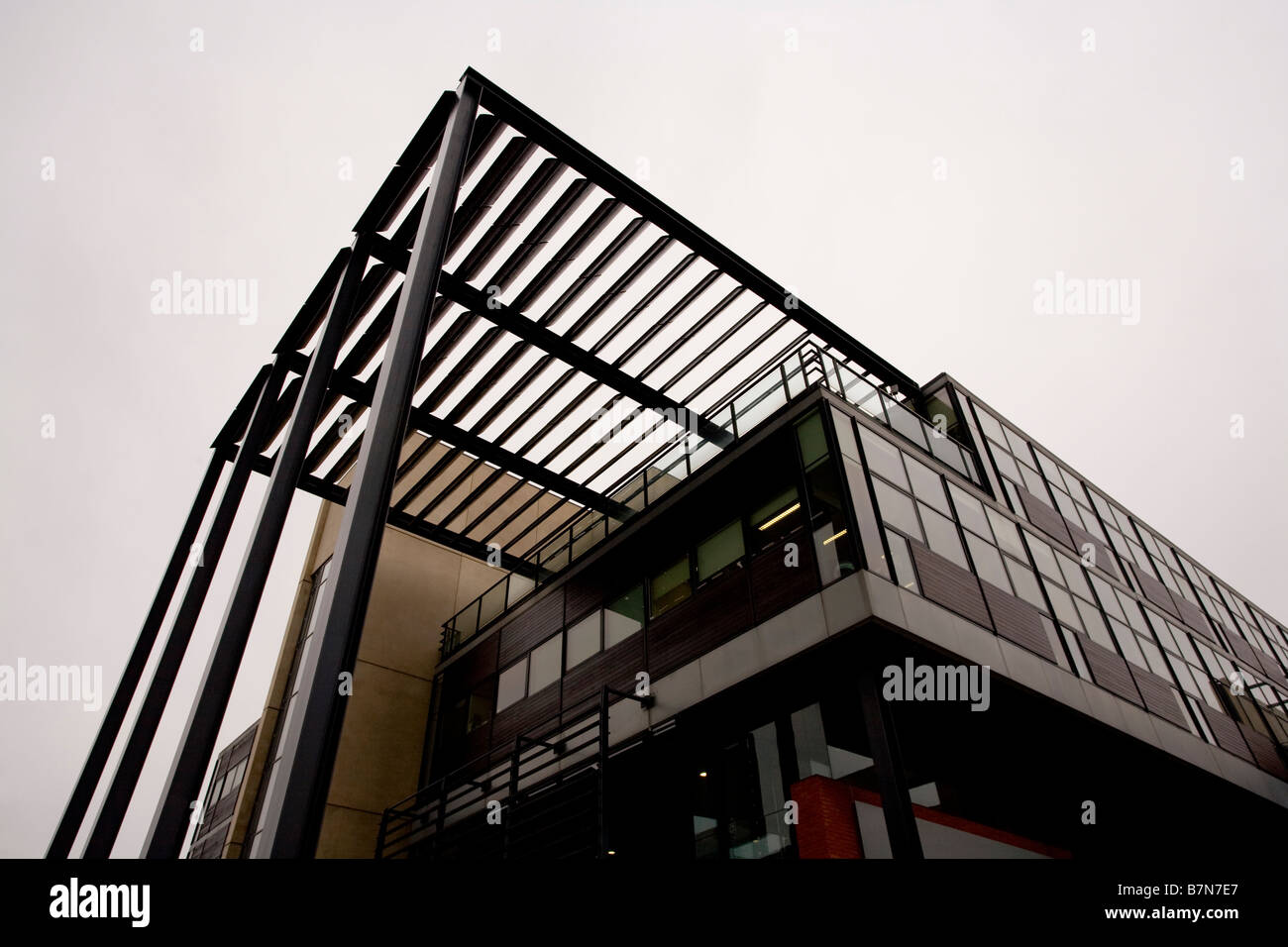 Moderna e Contemporanea e gli edifici dell'Università di Lincoln, Brayford Pool Campus. Foto Stock