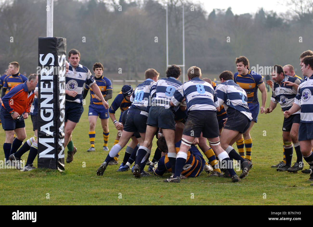 Il Rugby a livello di club REGNO UNITO Foto Stock