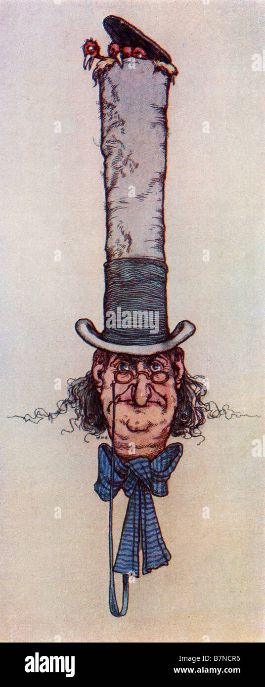 Il nido. Dall'immagine di W. Heath Robinson, dal libro Princess Marie José's Children's Book, pubblicato nel 1916. Foto Stock