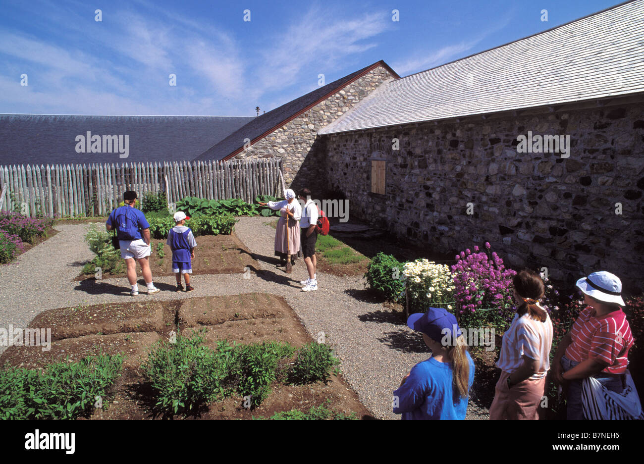 Fortezza di Louisbourg Cape Breton Nova Scotia Canada Foto Stock