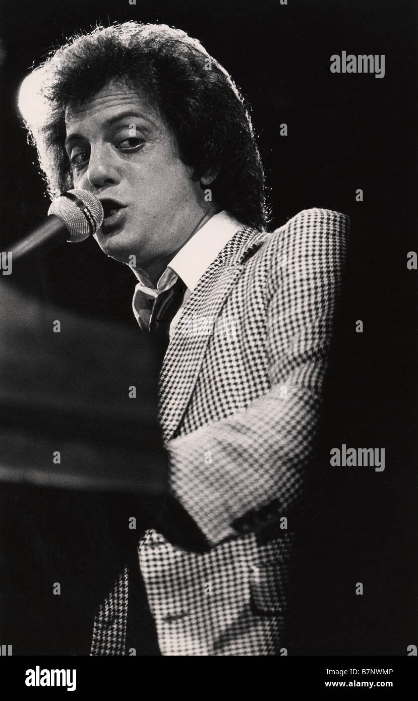 BILLY JOEL US cantante pop nel febbraio 1979 Foto Stock