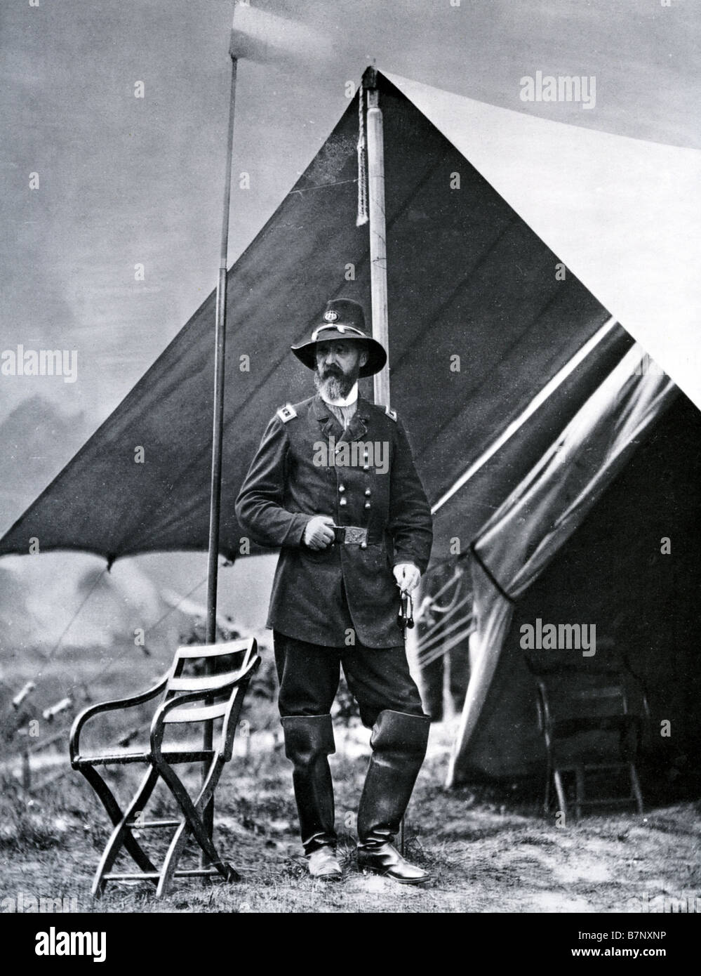 Il Maggiore Generale George Meade (1815-1872) Noi Union Army officer Foto Stock