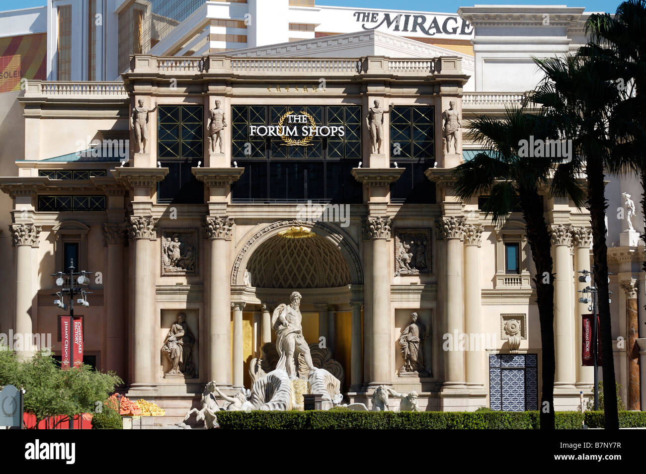 Caesar's Palace Forum Shopping Plaza Foto Stock