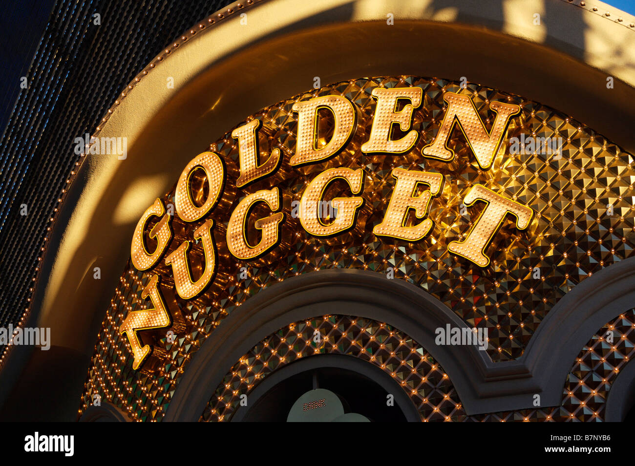 Il Golden Nugget Casino Fremont Street nel centro di Las Vegas Foto Stock