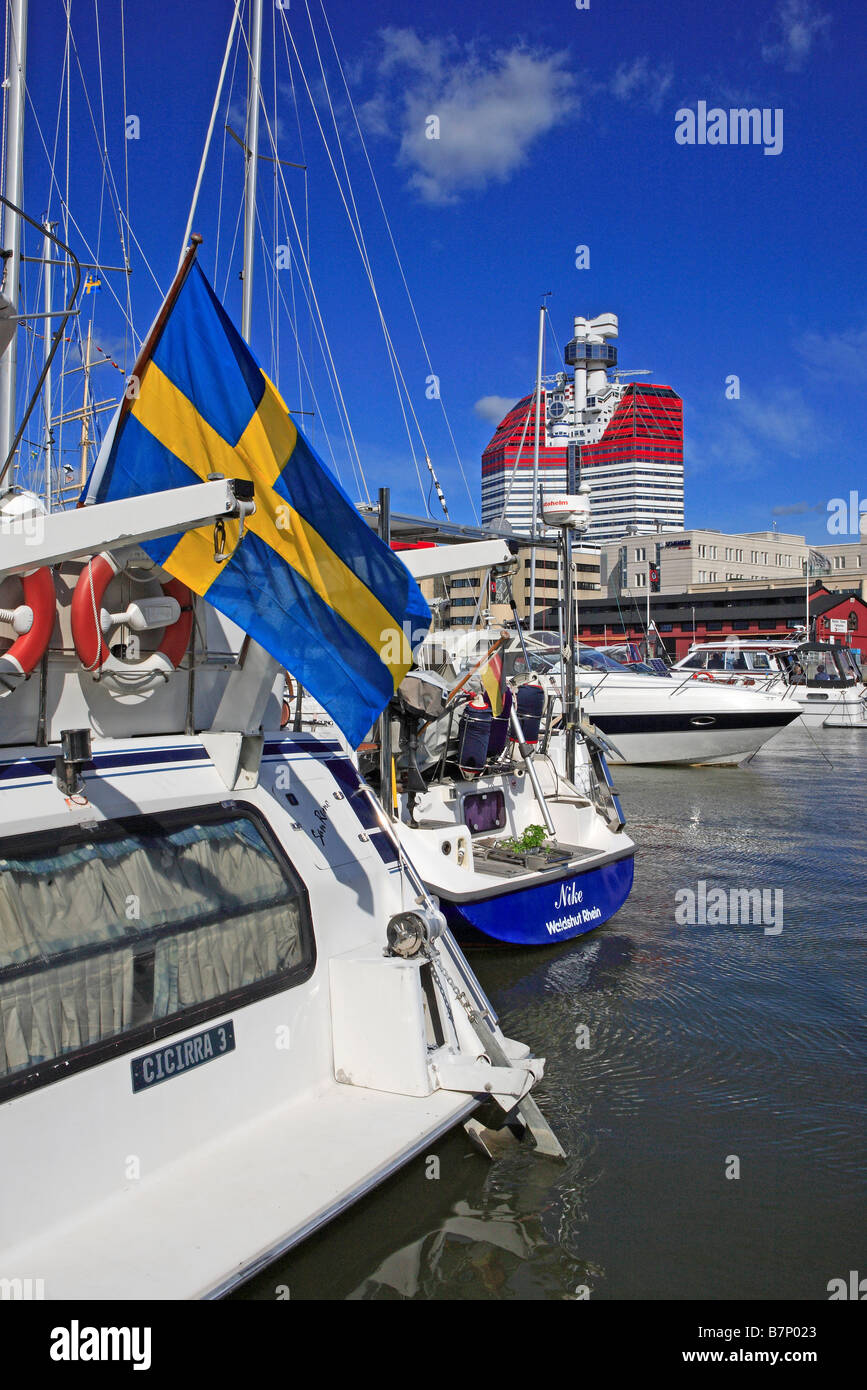 La Svezia, Goteborg, Lilla Bommen Marina Foto Stock