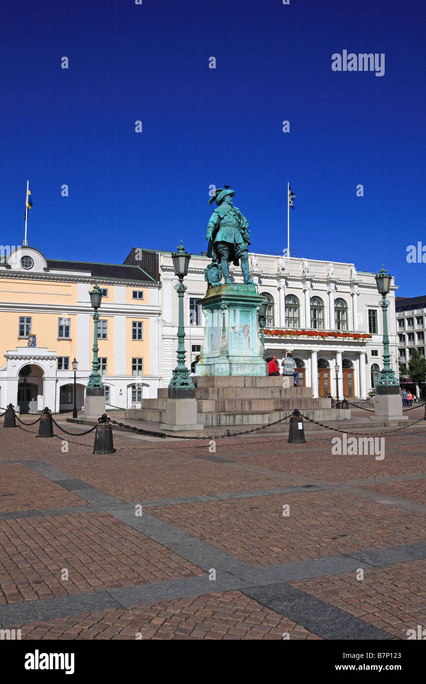 La Svezia, Goteborg, Gustav Adolfs Torg Foto Stock