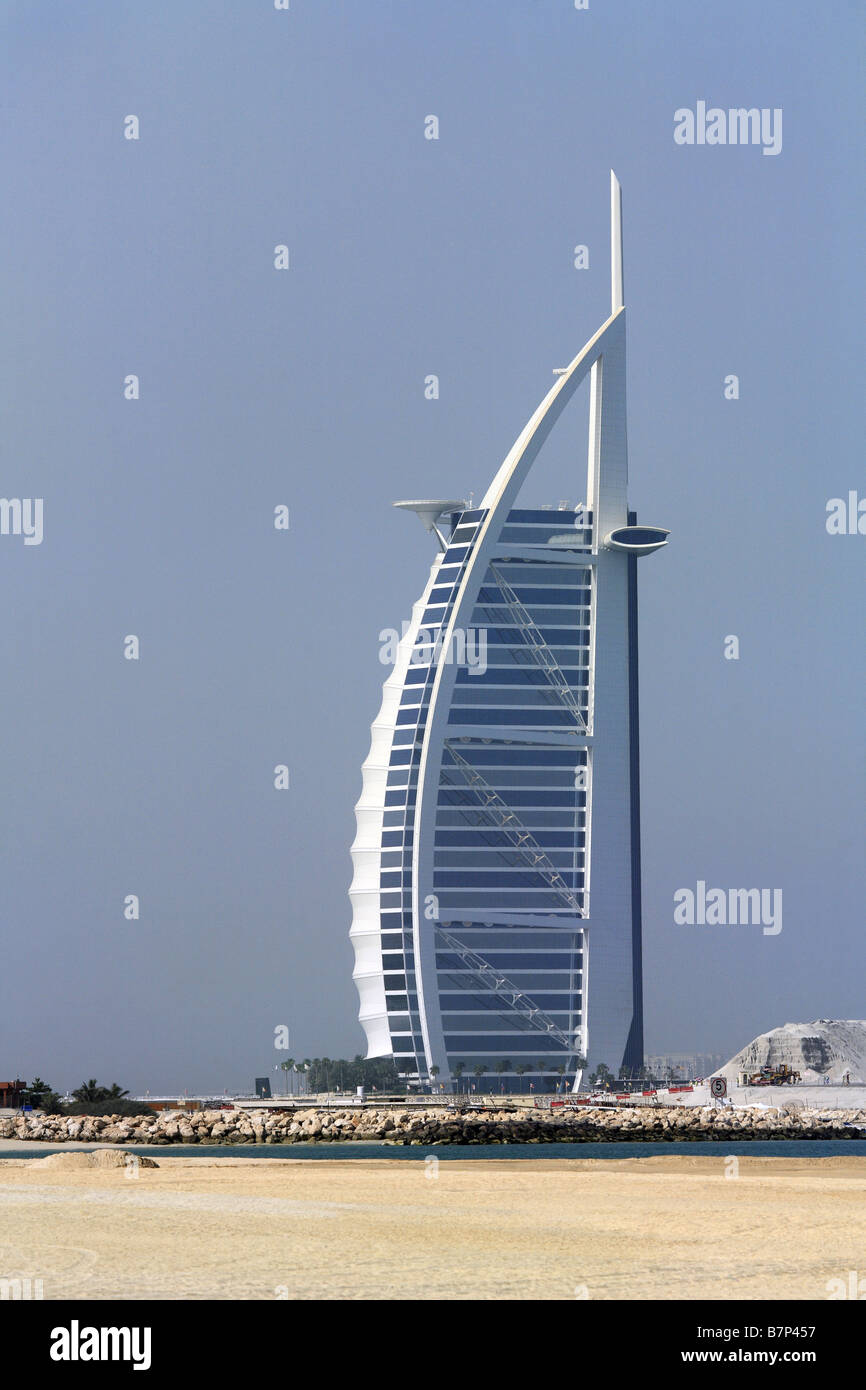 Burj al Arab Hotel Dubai Foto Stock