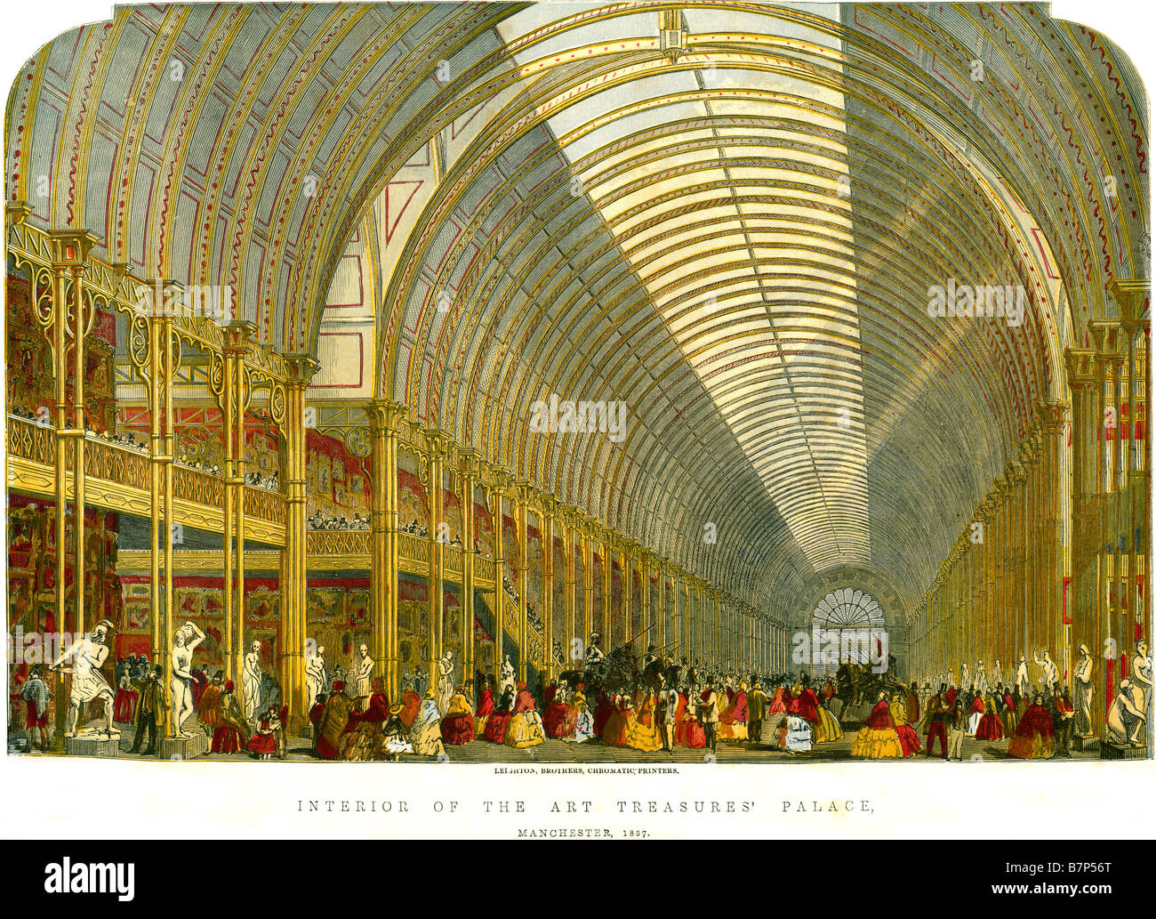 Interior tesori d'arte palace manchester 1857 Foto Stock