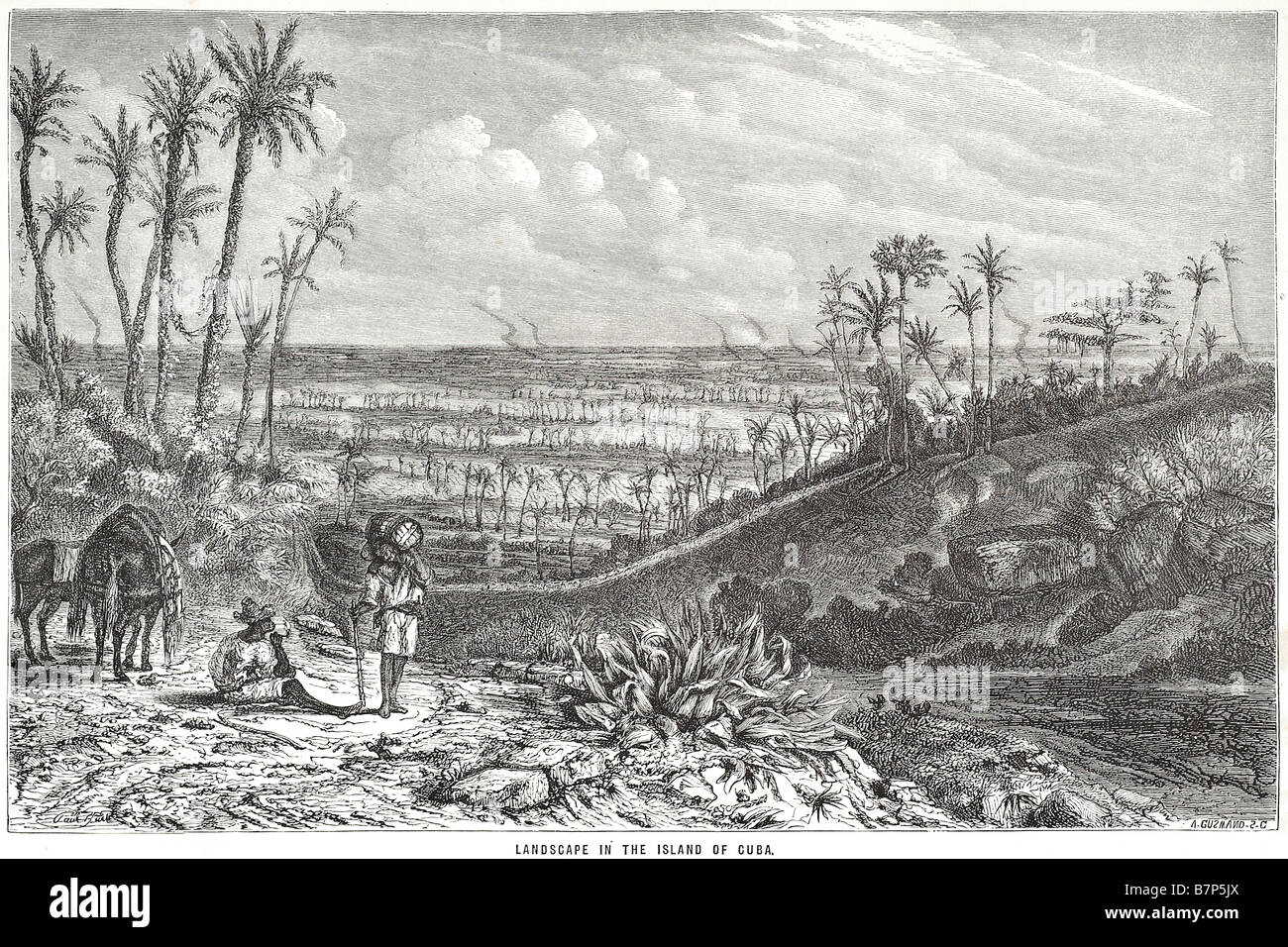 Isola di paesaggio nuvole cuba la Repubblica di Cuba o República de Cuba è un paese dei Caraibi. Esso consiste dell'isola Foto Stock